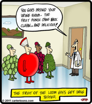 Fruit of the Loom Drug Test