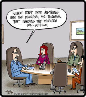 Reading Into The Minutes