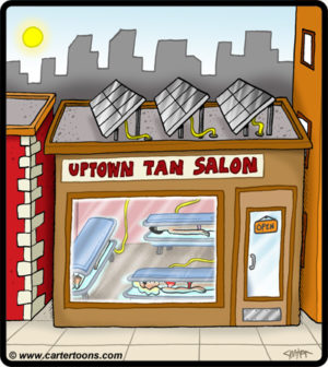 Solar Powered Tan Salon