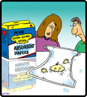 Extra Absorbent Diapers
