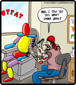 Balloon Man Tattoo