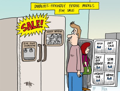 Diabetes Mine – August Cartoon