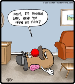 Mr. Potato Head Feet
