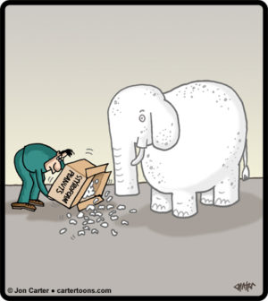Styrofoam Elephant