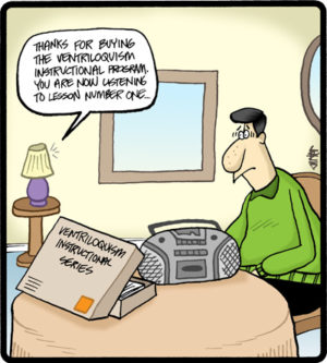 Learning Ventriloquism