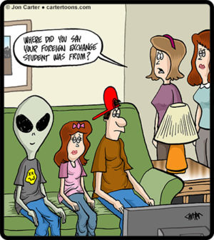 Alien Exchange Student
