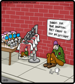Beggar Gift Shop