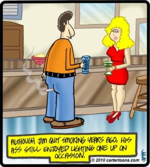 Butt Smoking