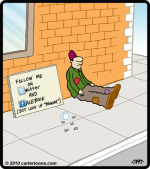 Social Media Beggar