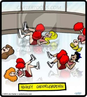 Hockey Cheerleaders
