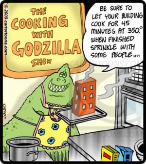 Cooking With Godzilla