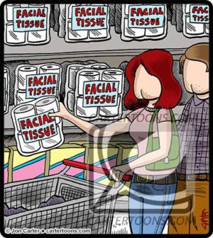 Butt Facial Tissue