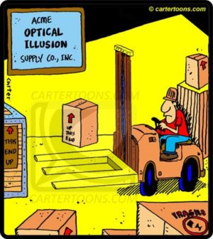 Optical Illusion Forklift