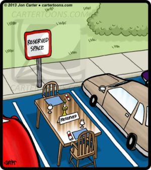 Reserved Dinner Space
