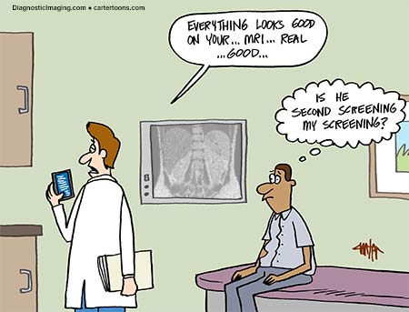 Diagnostic Imaging - November Cartoon -
