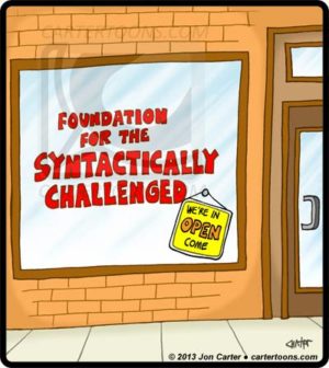 Syntactically Challenged
