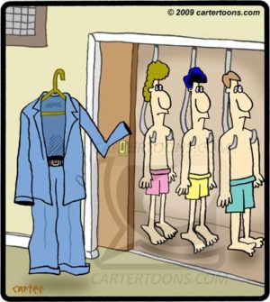 Man Suit Closet