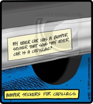 Cadillac Bumper Stickers