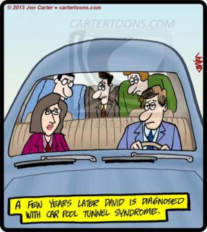 Carpool Tunnel Syndrome