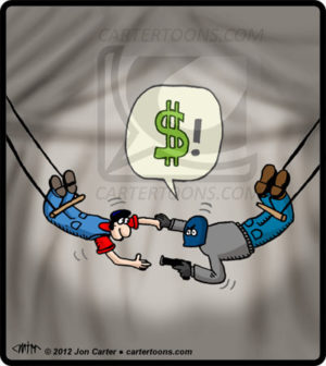 Trapeze Stickup