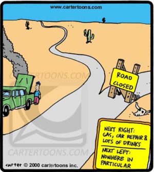 Road Fork Of Despair