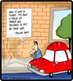Non Parking Ticket