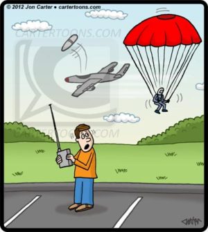 Toy Pilot Plane Eject