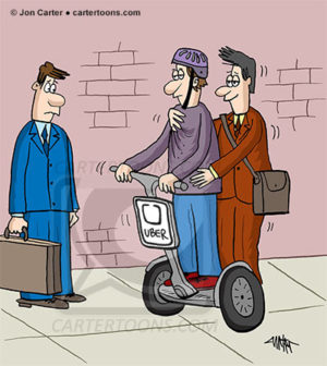 Uber Segway Driver