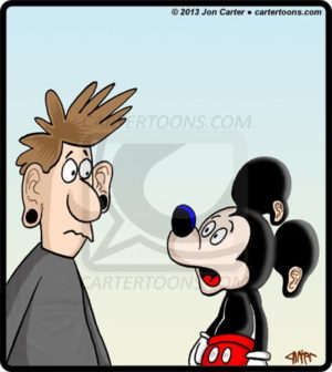 Mickey Mouse Ear Gauges