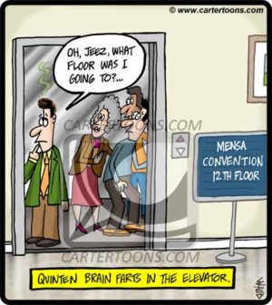 Brain Farting In The Elevator