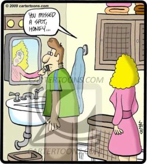 Mirror Shaving Assistance