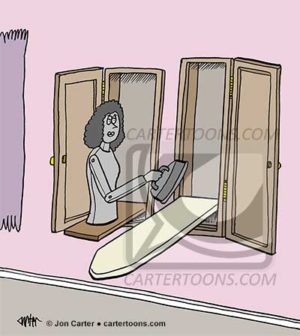 Fold-Out Ironing Maid