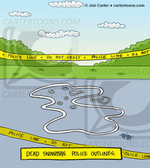 Snowman Police Outlines