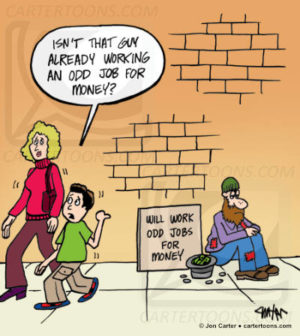 Working Odd Jobs