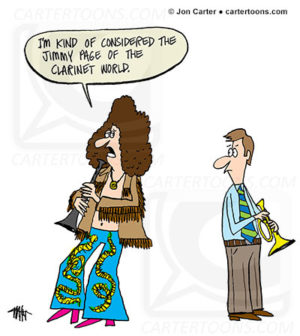 Rock Star Clarinet Player