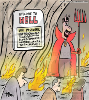 Hell's WiFi Password