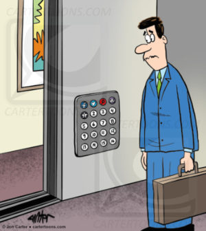 Social Media Elevator Buttons