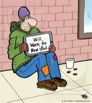 iPad Beggar