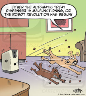 Robots Versus Dogs