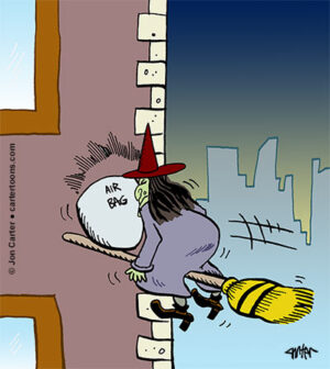 Witch Broomstick Airbag